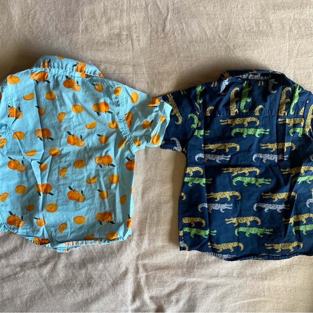 NWOT Toddler Boy Bundle of Button Down Collar T-Shirts. Set of 5. Size 2T - Picture 10 of 13